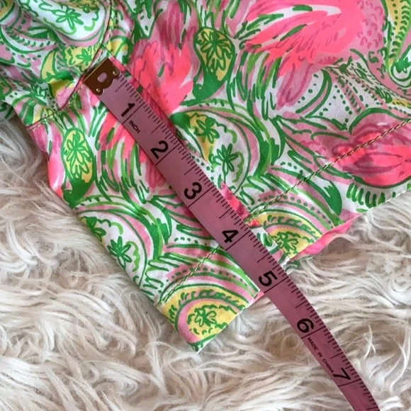 Lilly Pulitzer Pink and Green Patterned Shorts - Picture 12 of 14